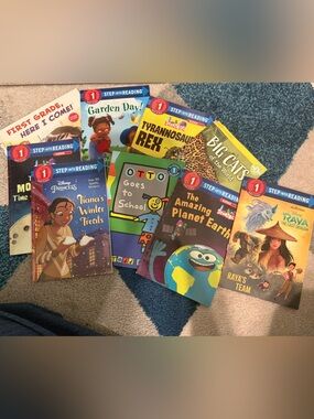 Step into Reading Level 1 Assorted Kids Books - 9 Books